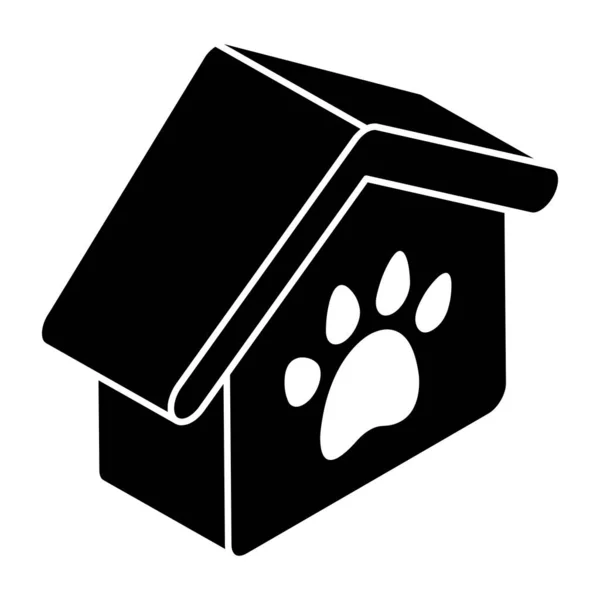 Une Icône Téléchargement Premium Doghouse — Image vectorielle