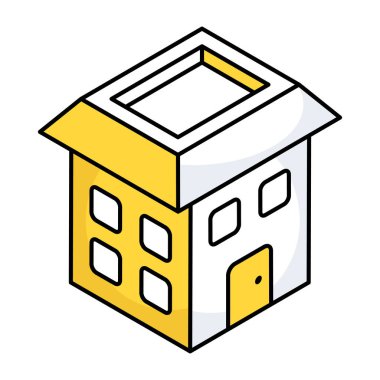 Ticari yapının modern tasarım simgesi