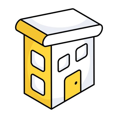 Ticari yapının modern tasarım simgesi