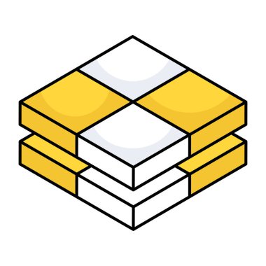 Flat tasarım kiremitleri simgesi