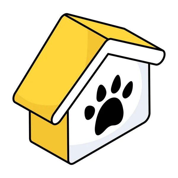 Icono Descarga Premium Doghouse — Vector de stock