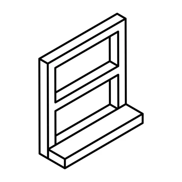 Eine Einzigartige Design Ikone Des Eigentums — Stockvektor
