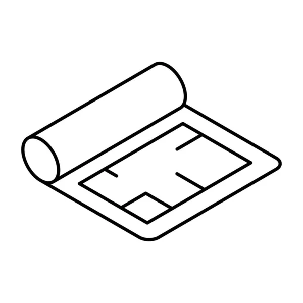 Een Uniek Design Icoon Van Tapijt — Stockvector