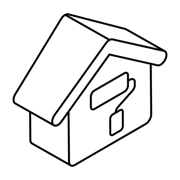 Eine Ikone Der Renovierung Von Eigenheimen — Stockvektor