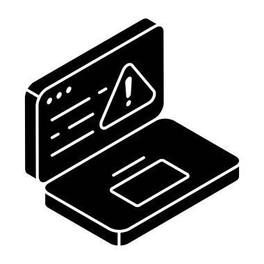 Web hatasının modern tasarım simgesi 