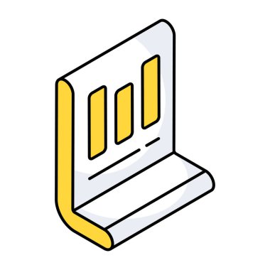 İş raporunun premium indirme simgesi