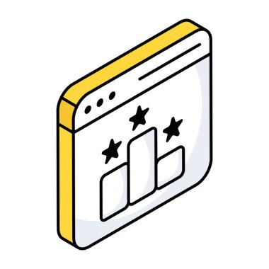 Web sıralaması için eşsiz bir tasarım simgesi 