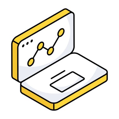 Çevrimiçi veri analizlerinin premimium indirme simgesi 