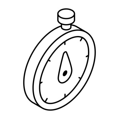 Kronometrenin modern tasarım simgesi