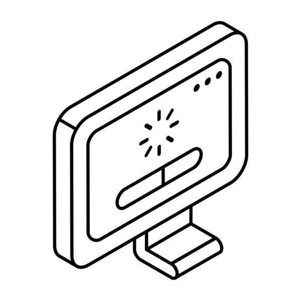 Eine Ikone Der Web Installation — Stockvektor