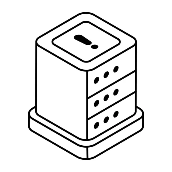 Unique Design Icon Server Error — Stock vektor