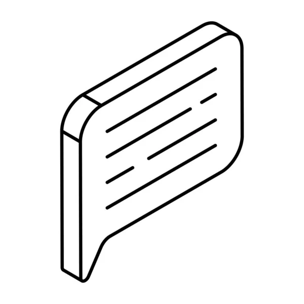 Иконка Творческого Дизайна Чата — стоковый вектор