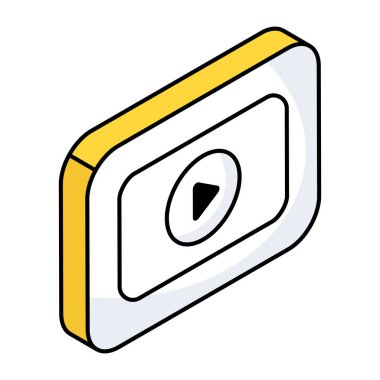 Çevrimiçi video için bir simge tasarımı 