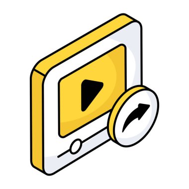 Paylaşım videosunun simge tasarımı 