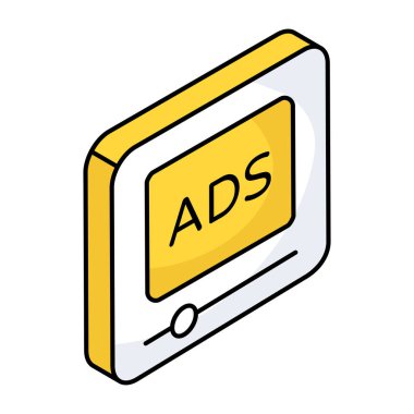 Çevrimiçi reklamın moda vektör tasarımı