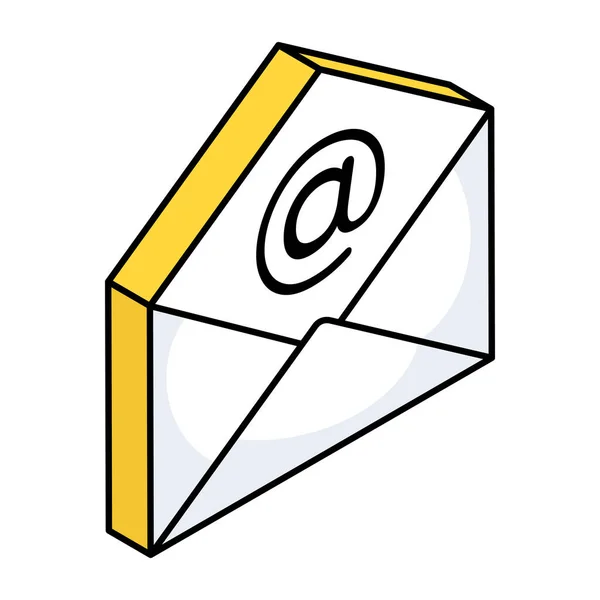 Уникальный Иконка Дизайна Электронной Почты — стоковый вектор