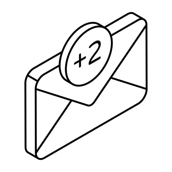 Premium Nedladdning Ikon För Inkommande Post — Stock vektor