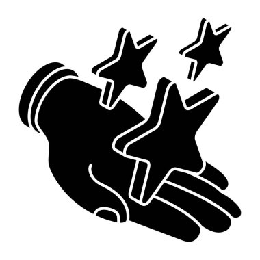 Yıldız simgesi, katı düzenlenebilir vektör 