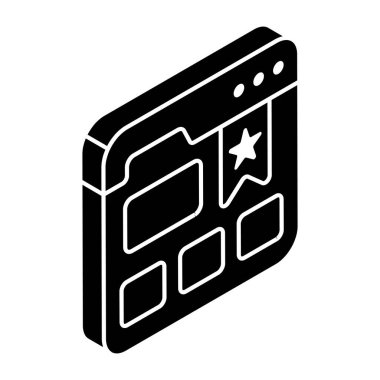 Yer imi web sitesinin yaratıcı tasarım simgesi 