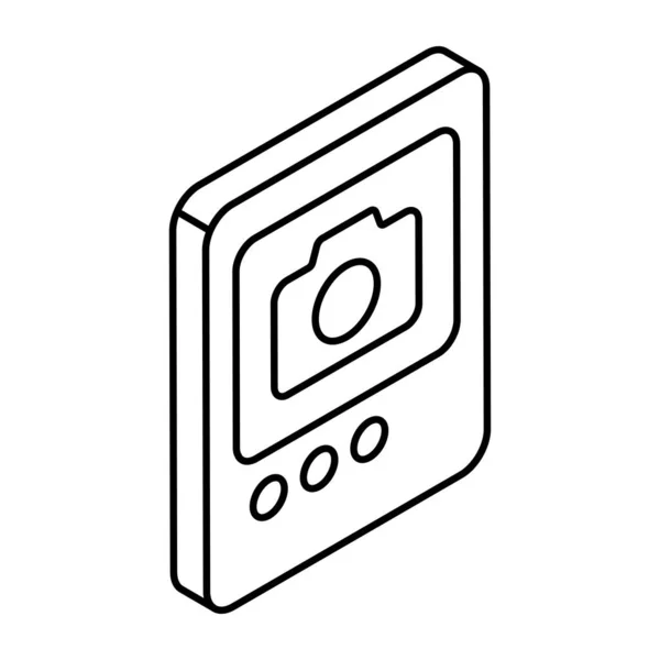Unique Design Icon Camera — Stock Vector