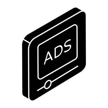 Çevrimiçi reklamın moda vektör tasarımı