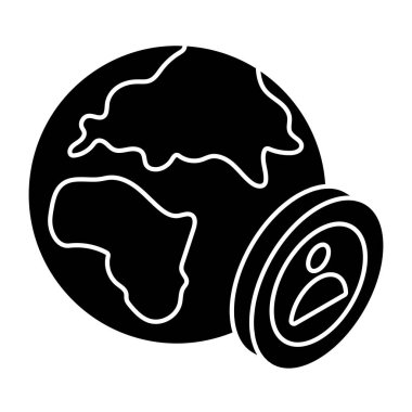 Genel profil için sağlam bir tasarım simgesi 