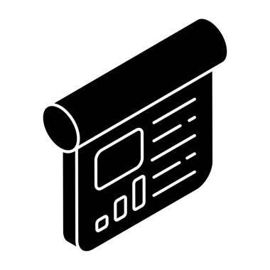 İş raporunun mükemmel tasarım simgesi 