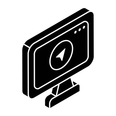 Web imlecinin eşsiz tasarım simgesi 