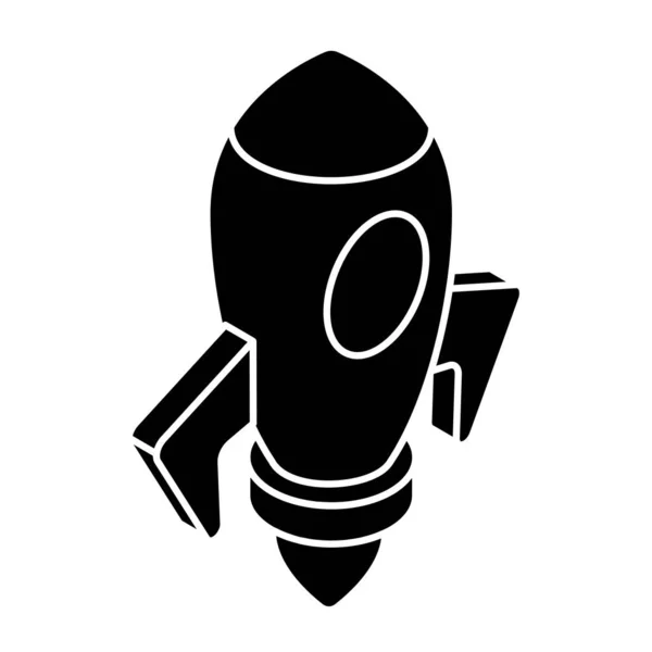 Cohete Que Denota Concepto Startup — Archivo Imágenes Vectoriales