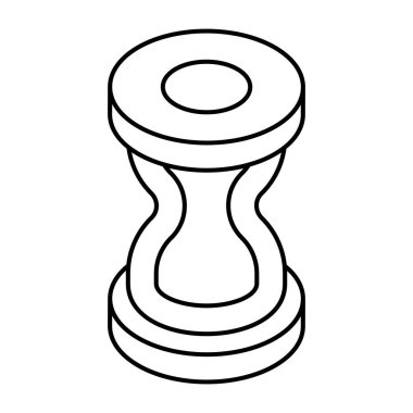 Kum saatinin simge tasarımı