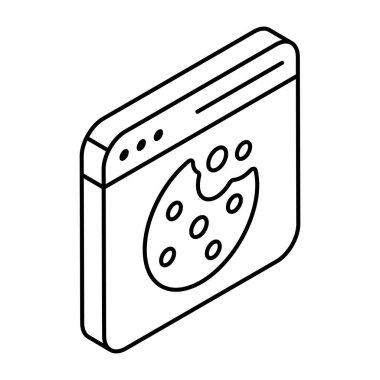 Balon yeme oyununun yaratıcı tasarım simgesi