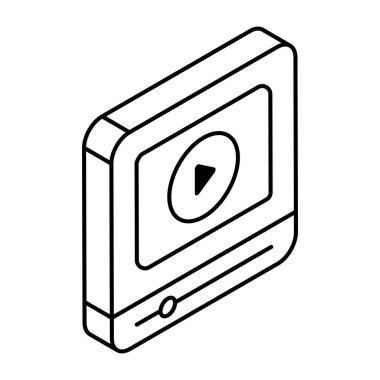 Çevrimiçi videonun premimium indirme simgesi 