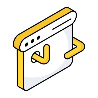 Hackleme web sitesinin düz tasarım simgesi 