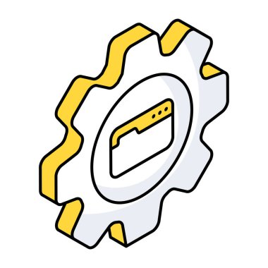 An icon design of web setting 