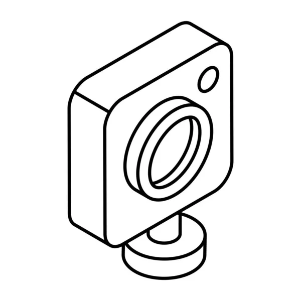 Eine Moderne Technologie Ikone Der Webcam — Stockvektor