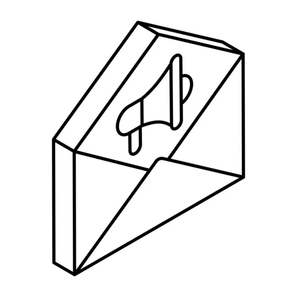 Modern Design Ikon För Postmarknadsföring — Stock vektor