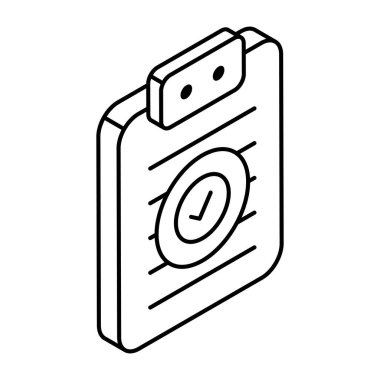 Doğrulanmış belgenin düzenlenebilir tasarım simgesi 