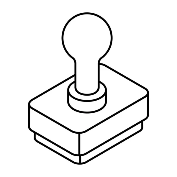 Unique Design Icon Stamp — Vector de stock
