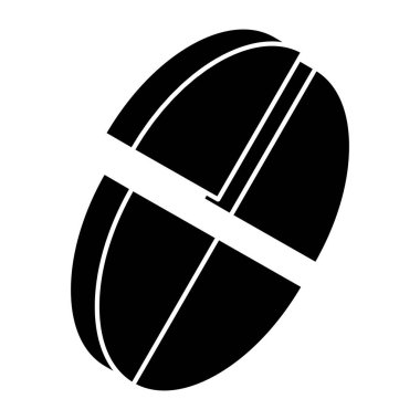 Pasta grafiğinin bir simge tasarımı 