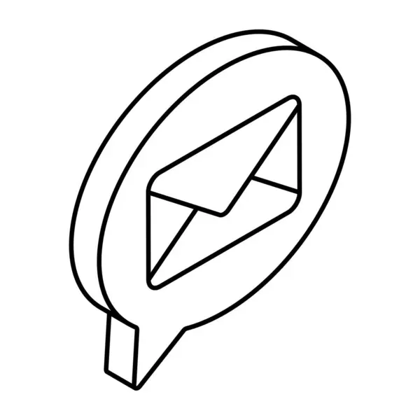 Уникальный Иконка Дизайна Почты — стоковый вектор