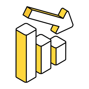 Zarar grafiğinin premium indirme simgesi 