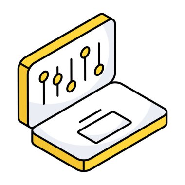 An editable design icon of online equalizer 