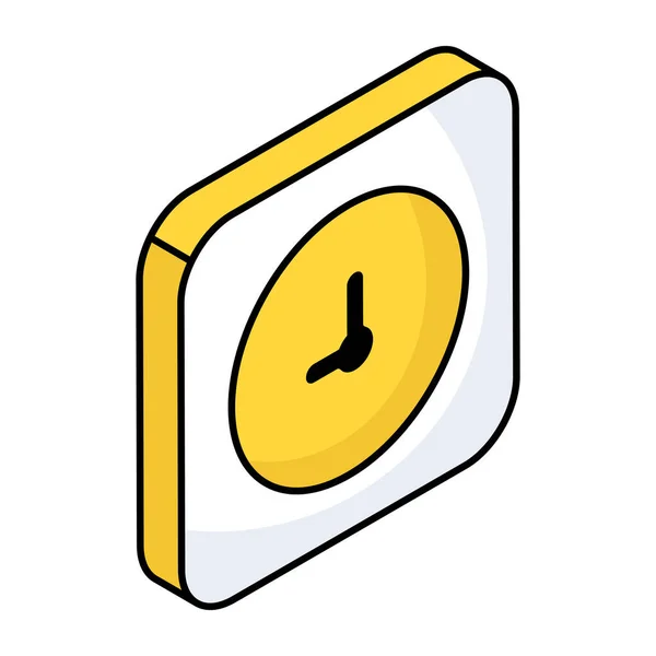 Icon Design Wall Clock — Stockvektor