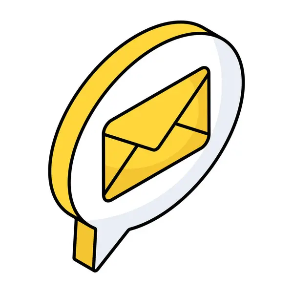 Уникальный Иконка Дизайна Почты — стоковый вектор