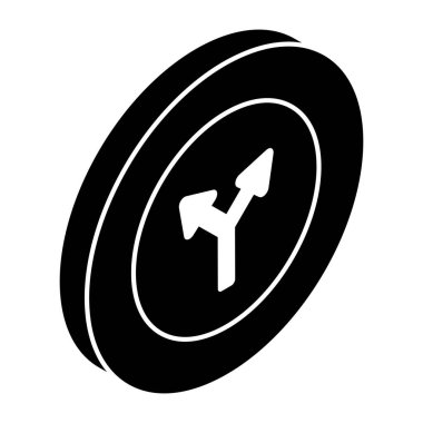 Y kesişim tahtasının mükemmel tasarım simgesi