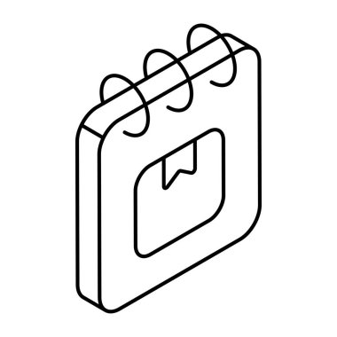 Perfect design icon of parcel schedule