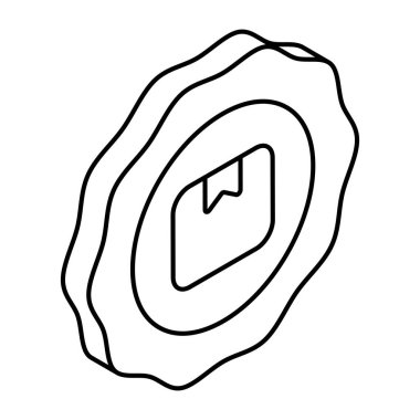 Kartonda elmas, değer önerisi simgesi 