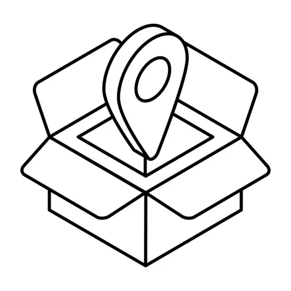 Modern Design Icon Parcel Tracking — 스톡 벡터
