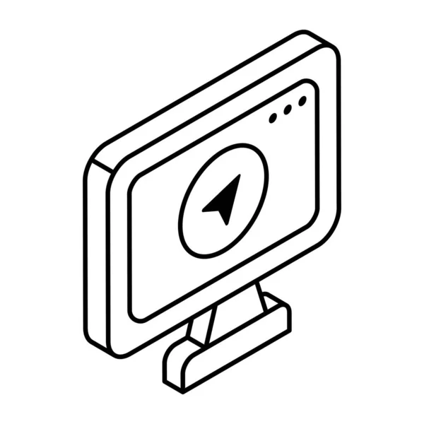 Premium Download Icon Mouse Arrow — Stock Vector