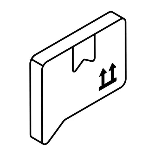 Eine Editierbare Design Ikone Der Parzelle — Stockvektor